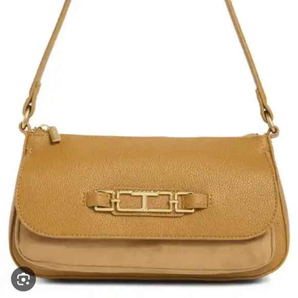Tahari Handbags - Tahari Tan Shoulder Bag